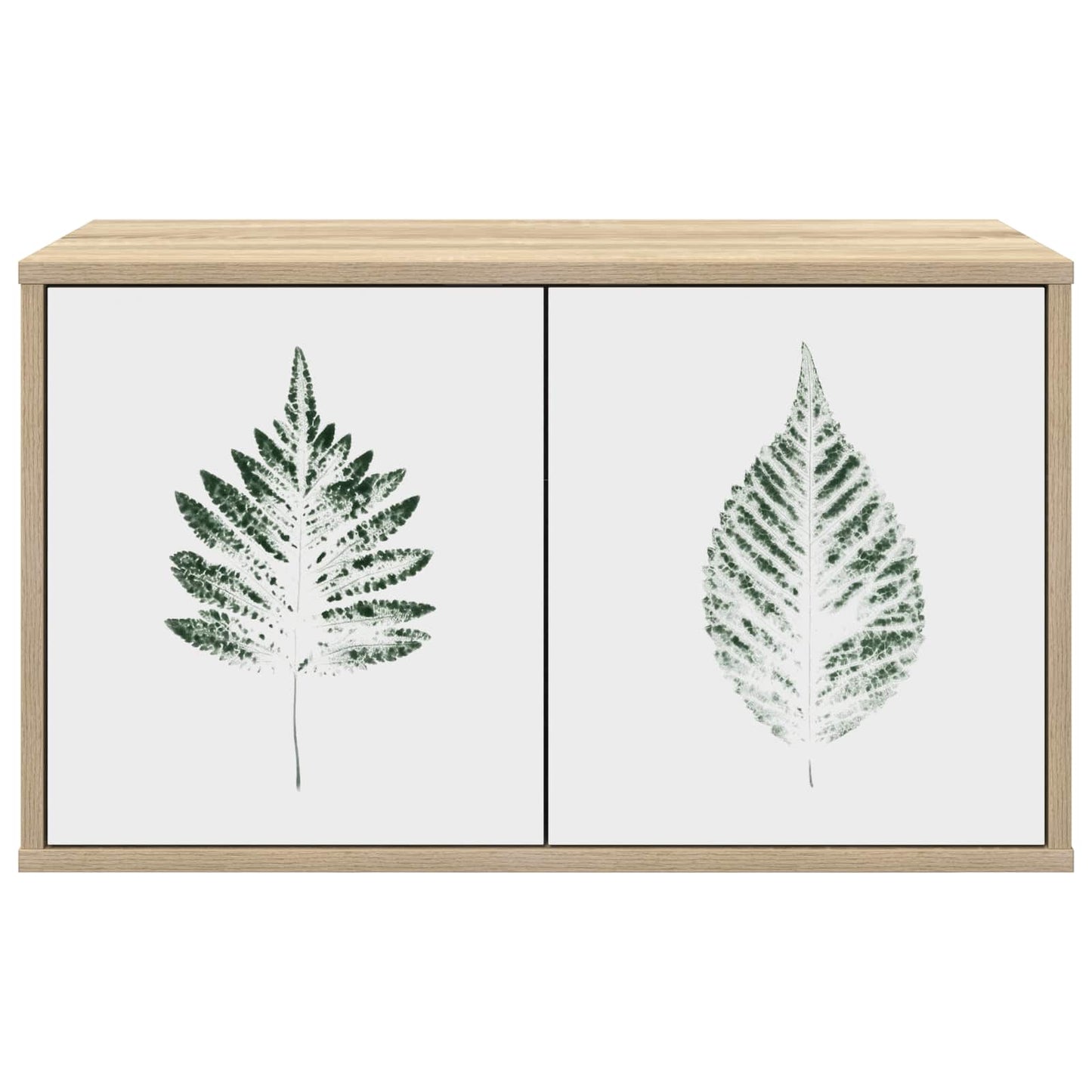 vidaXL Wall-mounted TV Cabinet HANAU 69 x 33 x 40 cm Sonoma Oak