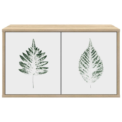 vidaXL Wall-mounted TV Cabinet HANAU 69 x 33 x 40 cm Sonoma Oak