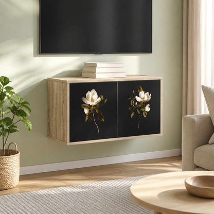 vidaXL Wall-mounted TV Cabinet BREMEN 69 x 33 x 40 cm Sonoma Oak