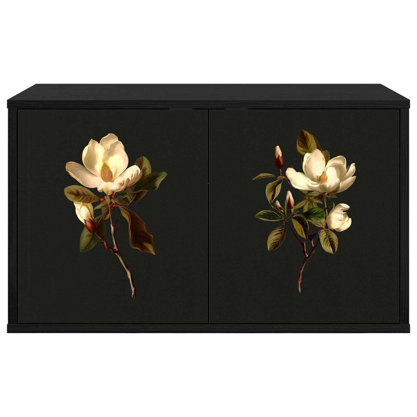vidaXL Wall-mounted TV Cabinet BREMEN 69 x 33 x 40 cm Black Oak