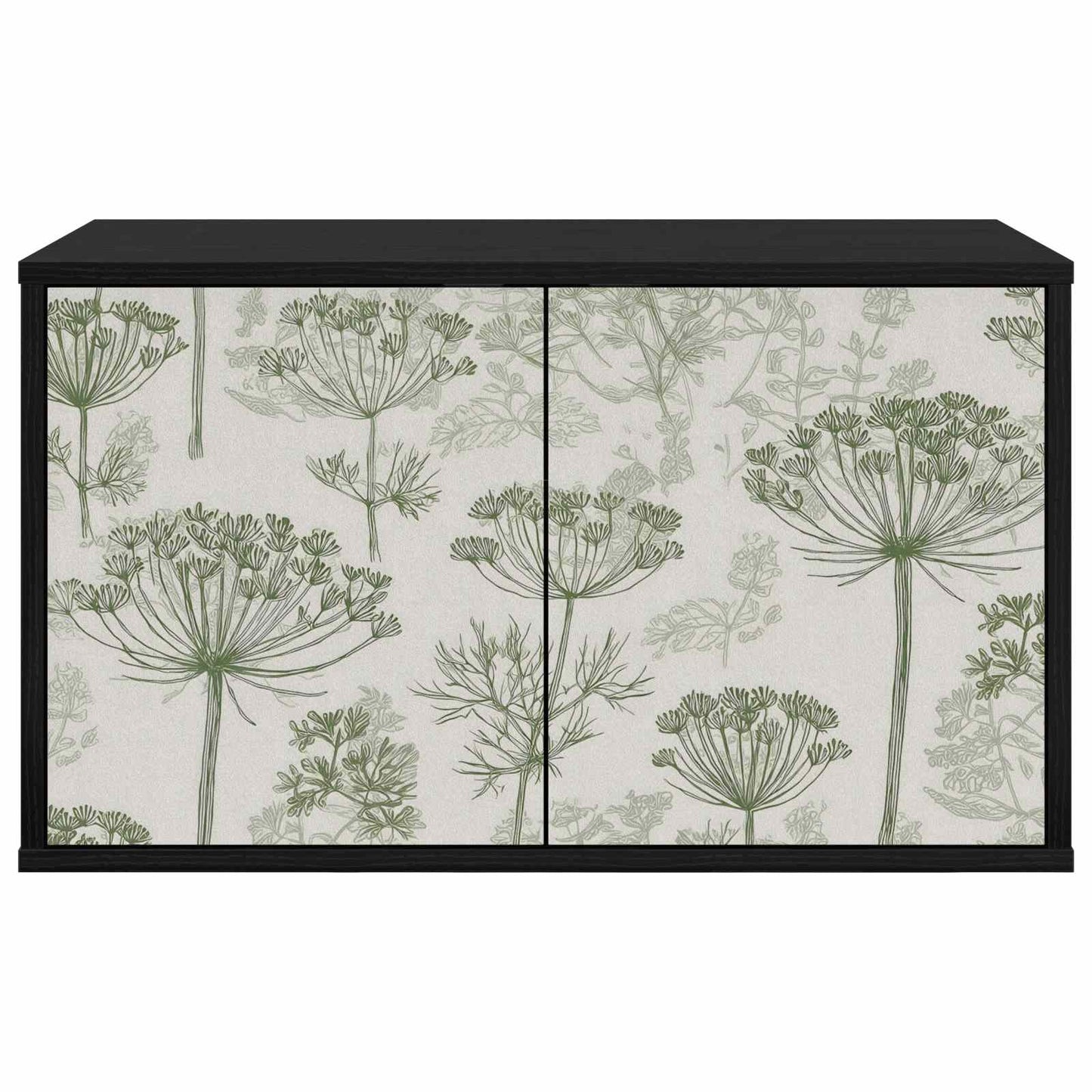 vidaXL Wall-mounted TV Cabinet GOTHA 69 x 33 x 40 cm Black Oak