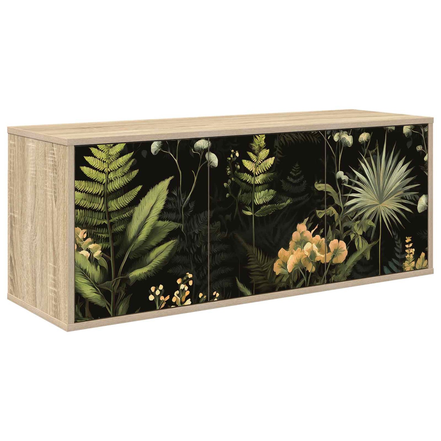vidaXL Wall-mounted TV Cabinet RHENEN 102 x 33 x 40 cm Sonoma Oak