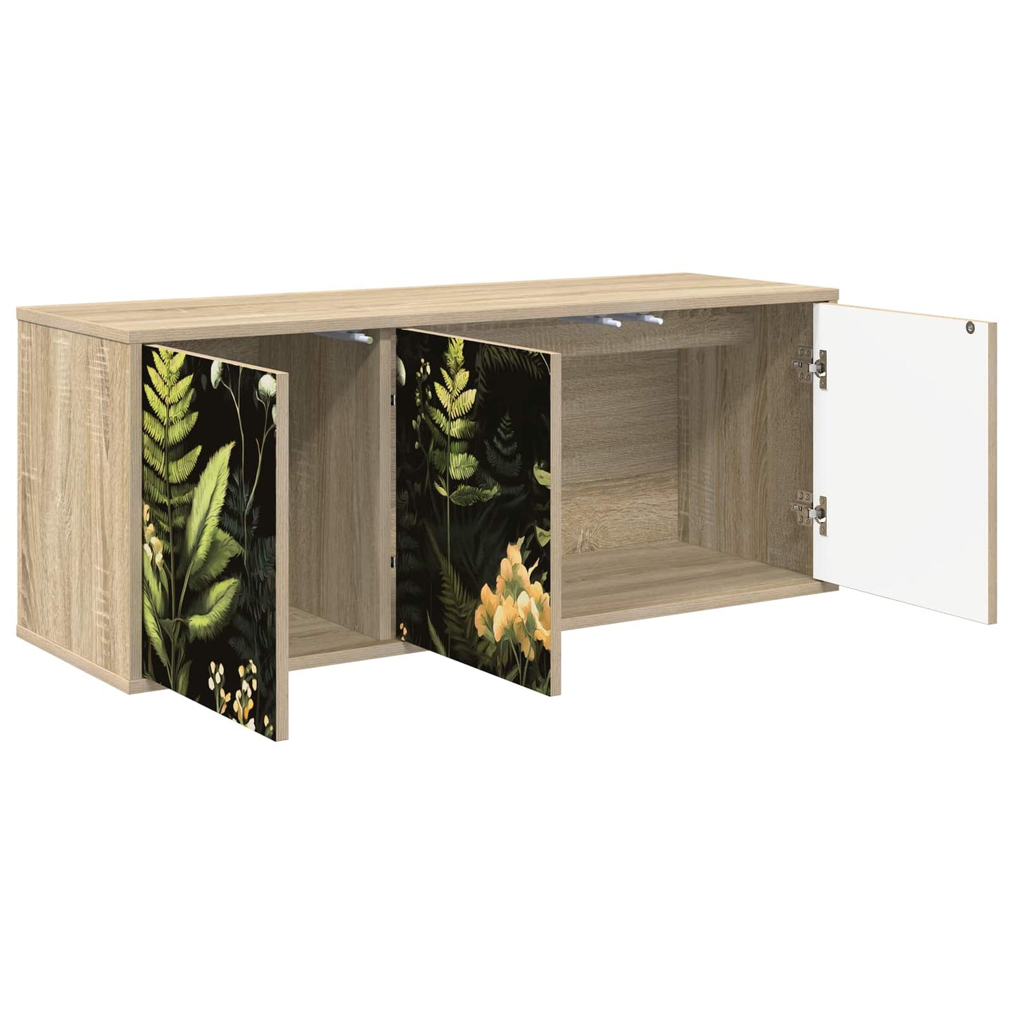vidaXL Wall-mounted TV Cabinet RHENEN 102 x 33 x 40 cm Sonoma Oak