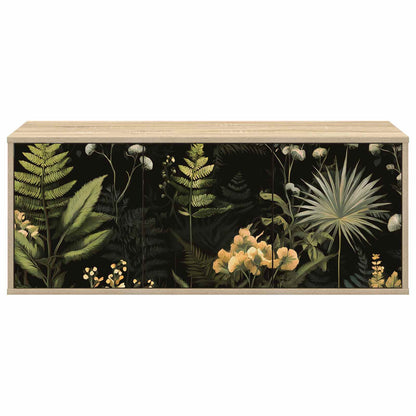 vidaXL Wall-mounted TV Cabinet RHENEN 102 x 33 x 40 cm Sonoma Oak