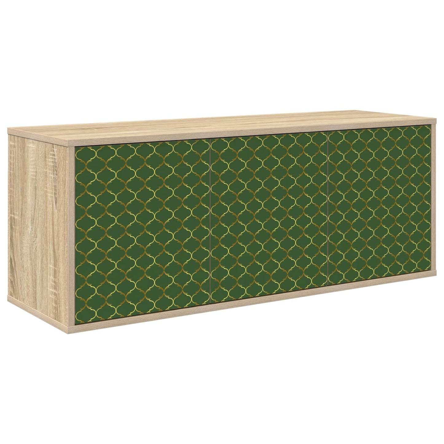 vidaXL Wall-mounted TV Cabinet GELEEN 102 x 33 x 40 cm Sonoma Oak