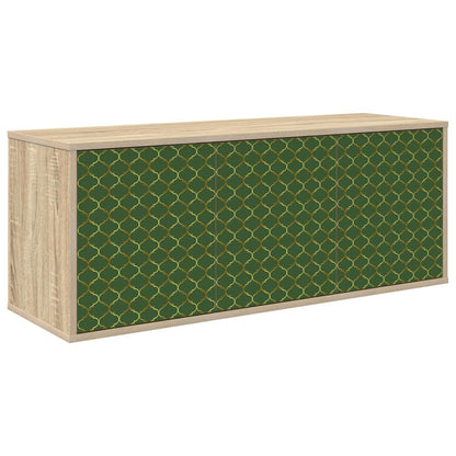 vidaXL Wall-mounted TV Cabinet GELEEN 102 x 33 x 40 cm Sonoma Oak