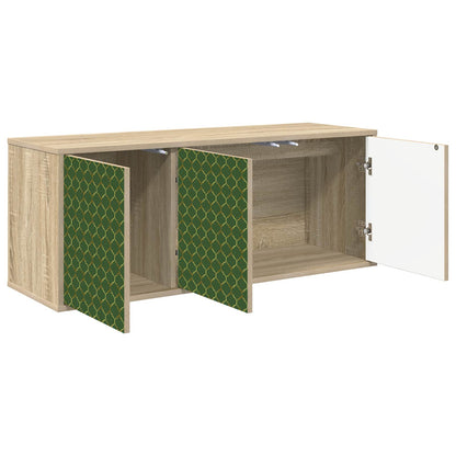 vidaXL Wall-mounted TV Cabinet GELEEN 102 x 33 x 40 cm Sonoma Oak