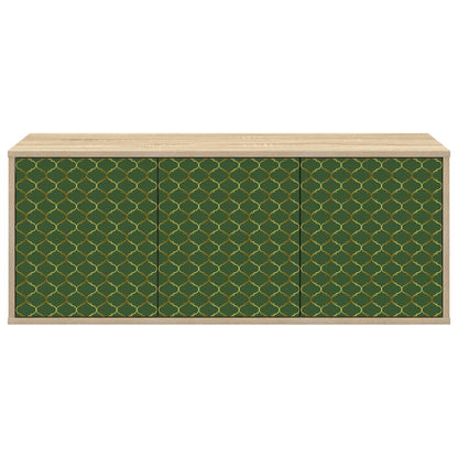 vidaXL Wall-mounted TV Cabinet GELEEN 102 x 33 x 40 cm Sonoma Oak