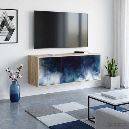 vidaXL Wall-mounted TV Cabinet RAALTE 102 x 33 x 40 cm Sonoma Oak