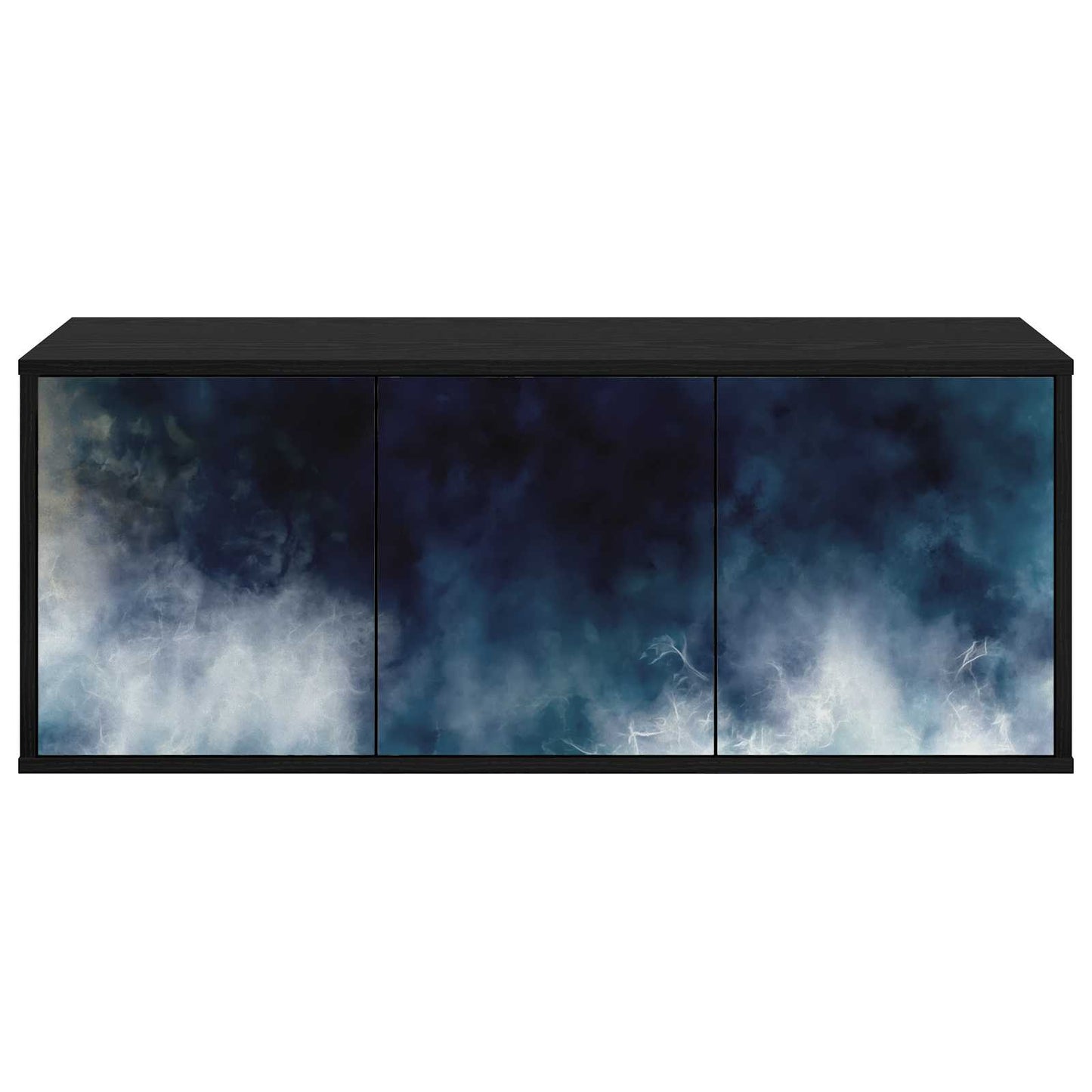 vidaXL Wall-mounted TV Cabinet RAALTE 102 x 33 x 40 cm Black Oak