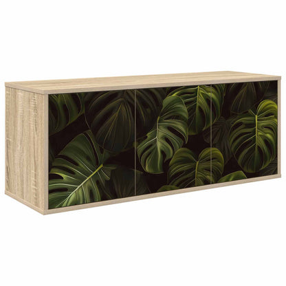 vidaXL Wall-mounted TV Cabinet ELBURG 102 x 33 x 40 cm Sonoma Oak