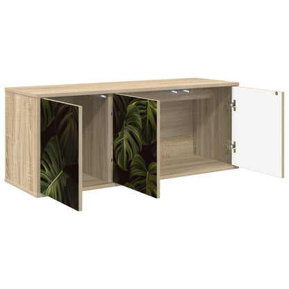 vidaXL Wall-mounted TV Cabinet ELBURG 102 x 33 x 40 cm Sonoma Oak