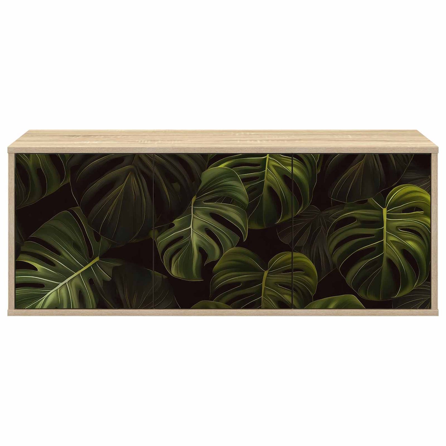 vidaXL Wall-mounted TV Cabinet ELBURG 102 x 33 x 40 cm Sonoma Oak