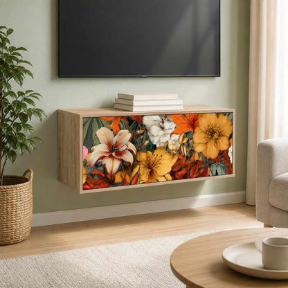 vidaXL Wall-mounted TV Cabinet GENNEP 102 x 33 x 40 cm Sonoma Oak