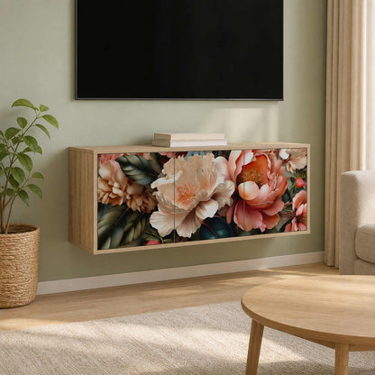 vidaXL Wall-mounted TV Cabinet BORNE 102 x 33 x 40 cm Sonoma Oak