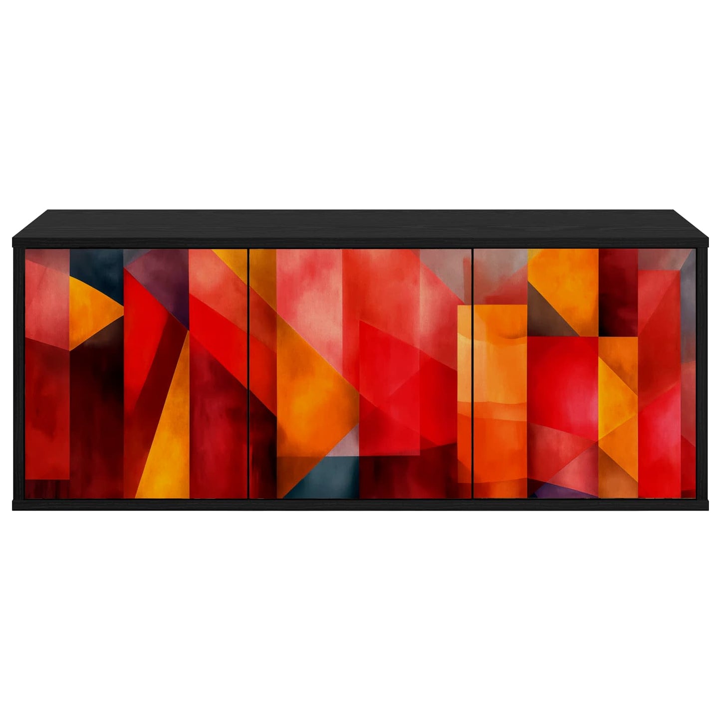 vidaXL Wall-mounted TV Cabinet HEESCH 102 x 33 x 40 cm Black Oak