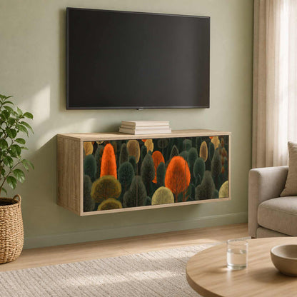 vidaXL Wall-mounted TV Cabinet ZAANDAM 102 x 33 x 40 cm Sonoma Oak
