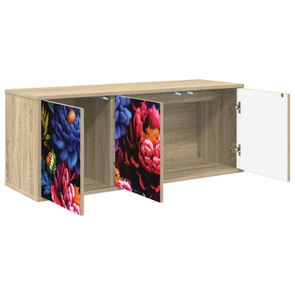 vidaXL Wall-mounted TV Cabinet KIEL 102 x 33 x 40 cm Sonoma Oak