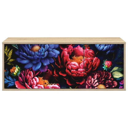 vidaXL Wall-mounted TV Cabinet KIEL 102 x 33 x 40 cm Sonoma Oak