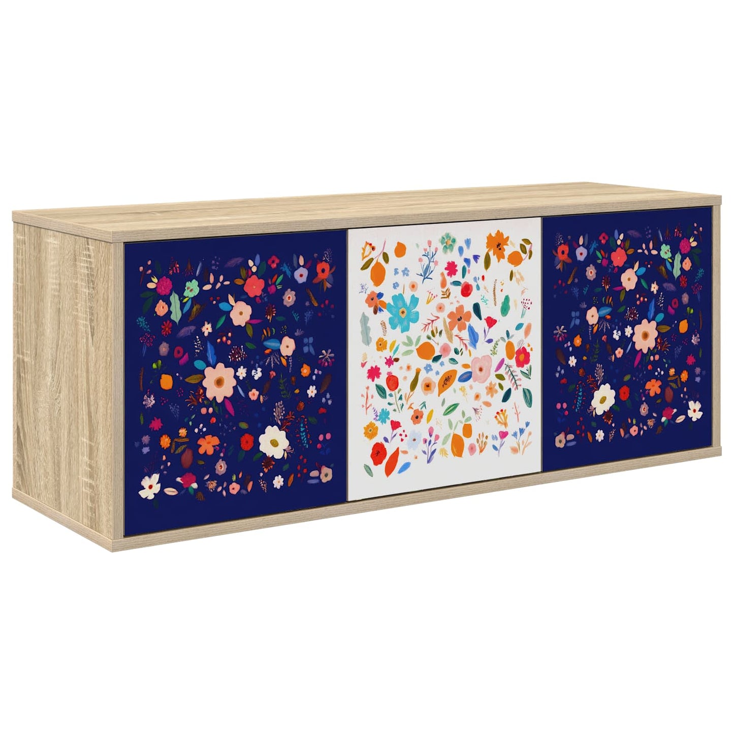vidaXL Wall-mounted TV Cabinet MAINZ 102 x 33 x 40 cm Sonoma Oak