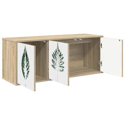 vidaXL Wall-mounted TV Cabinet HANAU 102 x 33 x 40 cm Sonoma Oak