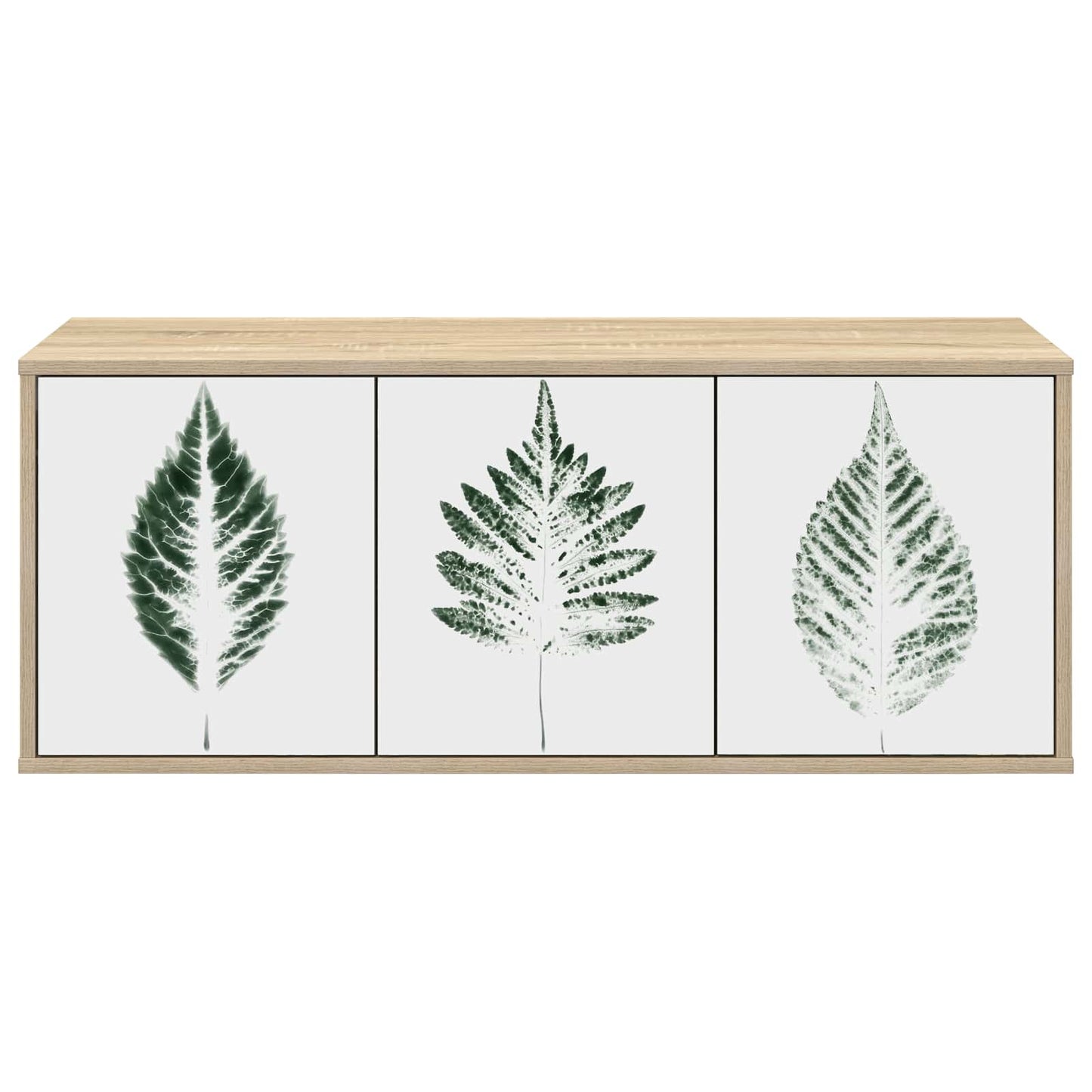 vidaXL Wall-mounted TV Cabinet HANAU 102 x 33 x 40 cm Sonoma Oak