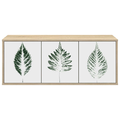 vidaXL Wall-mounted TV Cabinet HANAU 102 x 33 x 40 cm Sonoma Oak