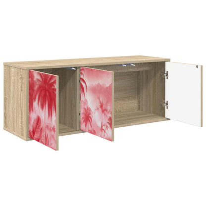 vidaXL Wall-mounted TV Cabinet AACHEN 102 x 33 x 40 cm Sonoma Oak