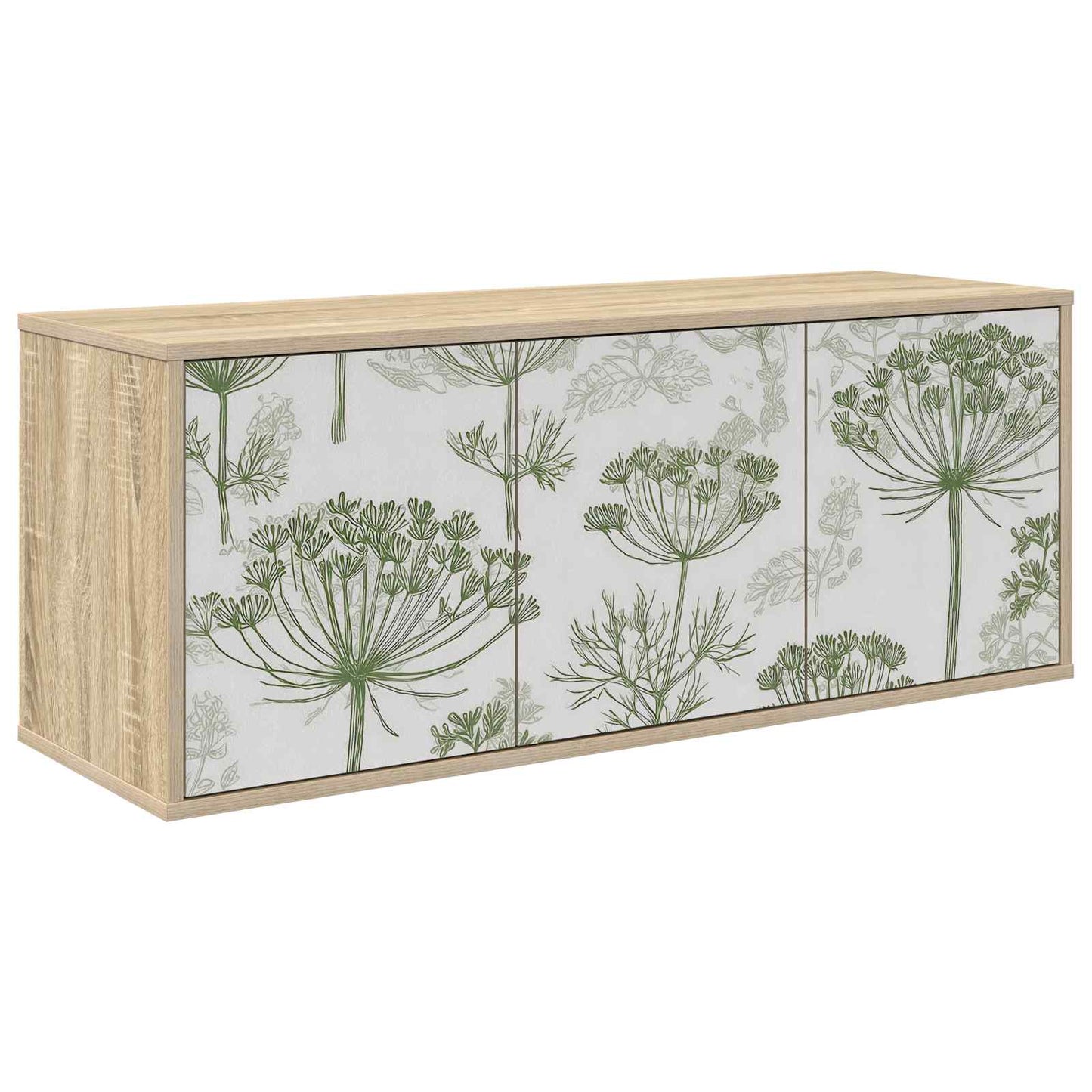 vidaXL Wall-mounted TV Cabinet GOTHA 102 x 33 x 40 cm Sonoma Oak