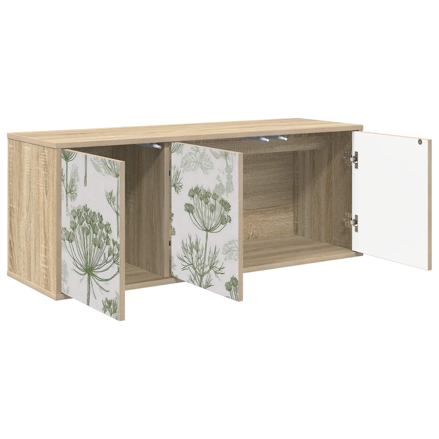 vidaXL Wall-mounted TV Cabinet GOTHA 102 x 33 x 40 cm Sonoma Oak