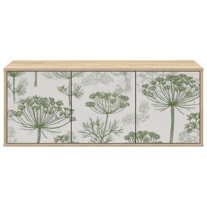 vidaXL Wall-mounted TV Cabinet GOTHA 102 x 33 x 40 cm Sonoma Oak