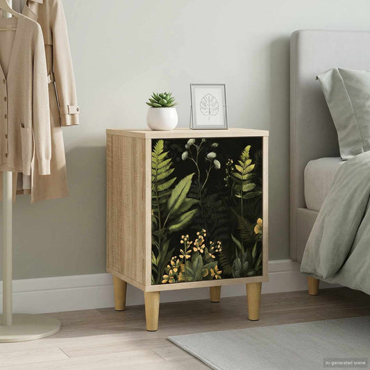 vidaXL Bedside Cabinet RHENEN Sonoma Oak 36 x 33 x 50 cm