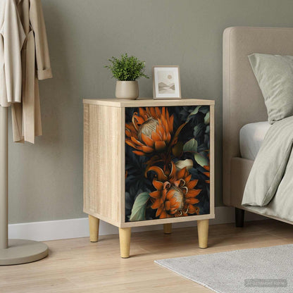 vidaXL Bedside Cabinet LOCHEM Sonoma Oak 36 x 33 x 50 cm