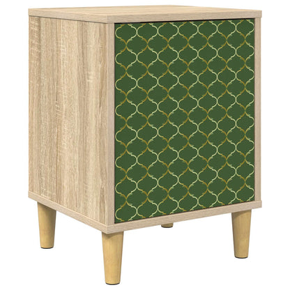 vidaXL Bedside Cabinet GELEEN Sonoma Oak 36 x 33 x 50 cm