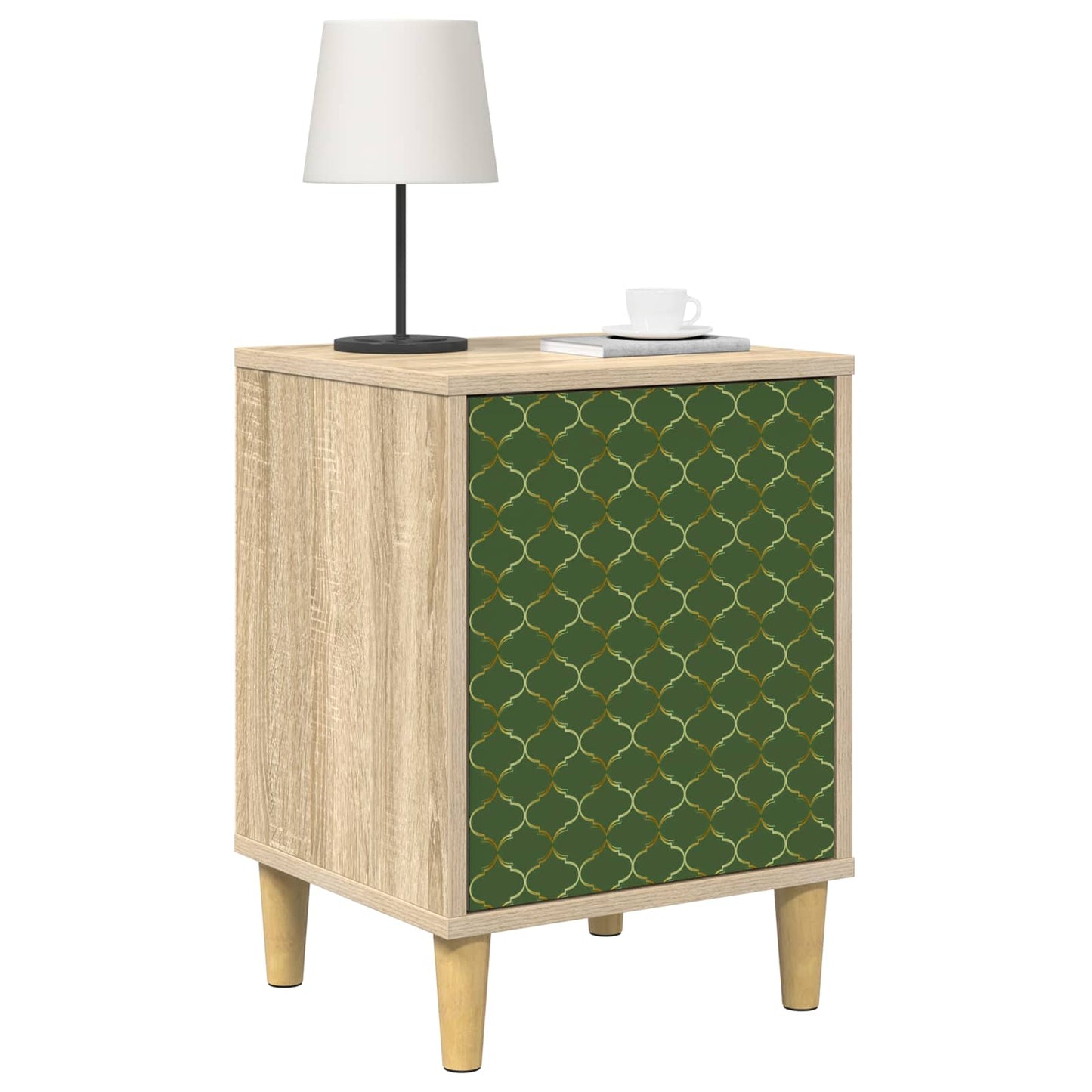 vidaXL Bedside Cabinet GELEEN 2 pcs Sonoma Oak 36 x 33 x 50 cm
