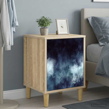 vidaXL Bedside Cabinet RAALTE 2 pcs Sonoma Oak 36 x 33 x 50 cm