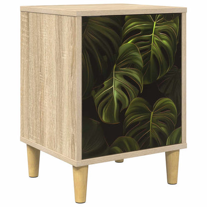 vidaXL Bedside Cabinet ELBURG Sonoma Oak 36 x 33 x 50 cm