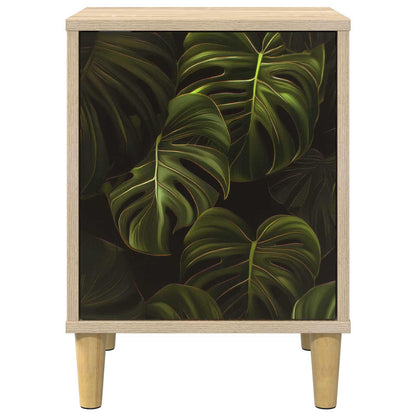 vidaXL Bedside Cabinet ELBURG Sonoma Oak 36 x 33 x 50 cm