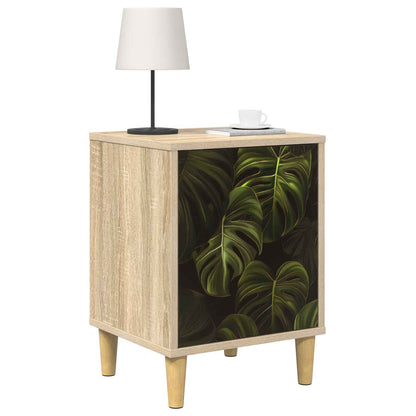 vidaXL Bedside Cabinet ELBURG Sonoma Oak 36 x 33 x 50 cm