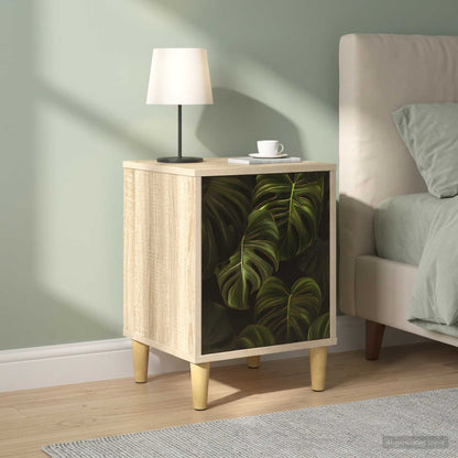 vidaXL Bedside Cabinet ELBURG 2 pcs Sonoma Oak 36 x 33 x 50 cm