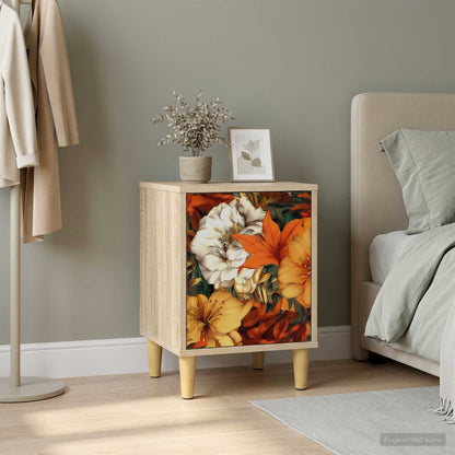 vidaXL Bedside Cabinet GENNEP Sonoma Oak 36 x 33 x 50 cm