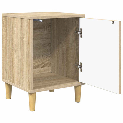 vidaXL Bedside Cabinet BORNE Sonoma Oak 36 x 33 x 50 cm