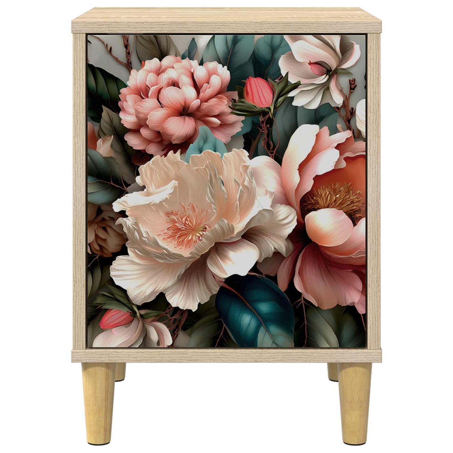 vidaXL Bedside Cabinet BORNE Sonoma Oak 36 x 33 x 50 cm
