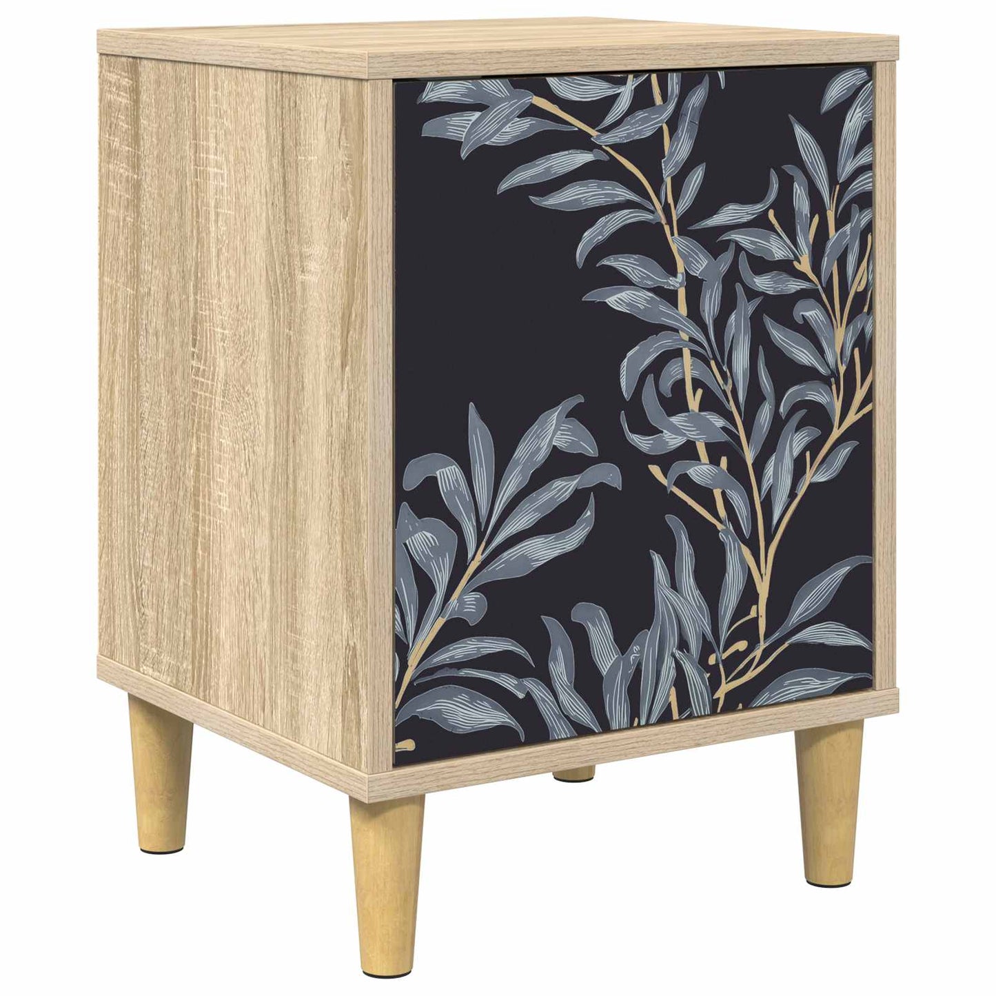 vidaXL Bedside Cabinet DOKKUM Sonoma Oak 36 x 33 x 50 cm