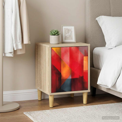 vidaXL Bedside Cabinet HEESCH Sonoma Oak 36 x 33 x 50 cm