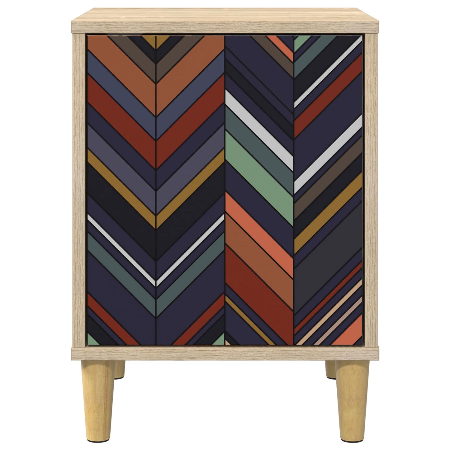 vidaXL Bedside Cabinet OMMEN Sonoma Oak 36 x 33 x 50 cm