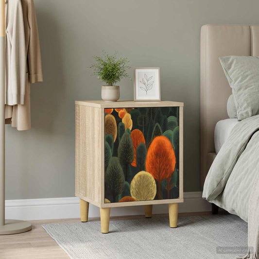 vidaXL Bedside Cabinet ZAANDAM Sonoma Oak 36 x 33 x 50 cm