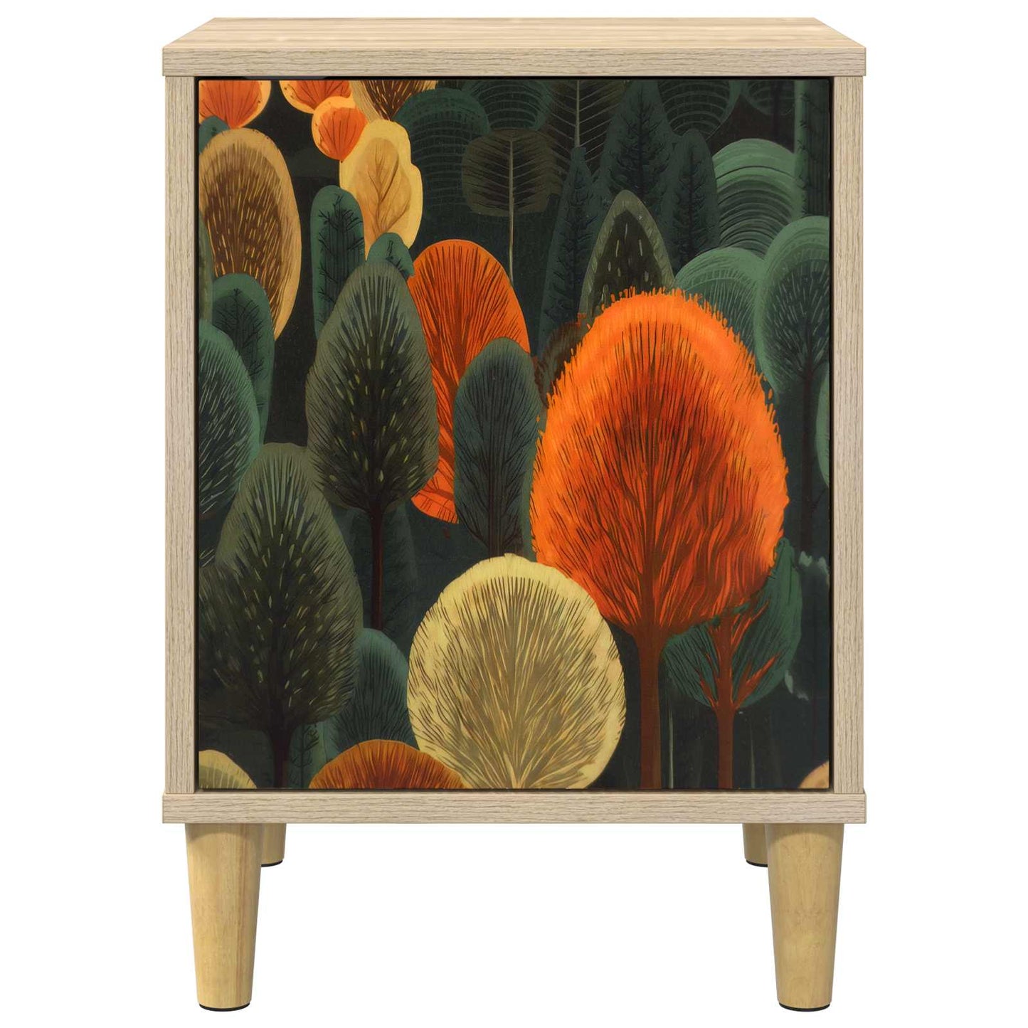 vidaXL Bedside Cabinet ZAANDAM Sonoma Oak 36 x 33 x 50 cm