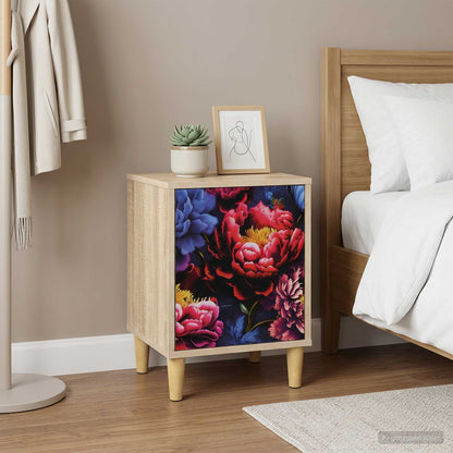 vidaXL Bedside Cabinet KIEL 2 pcs Sonoma Oak 36 x 33 x 50 cm