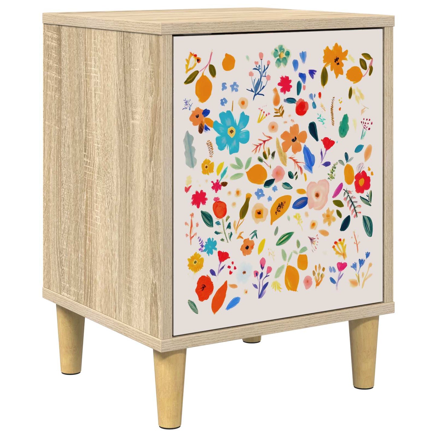 vidaXL Bedside Cabinet MAINZ Sonoma Oak 36 x 33 x 50 cm